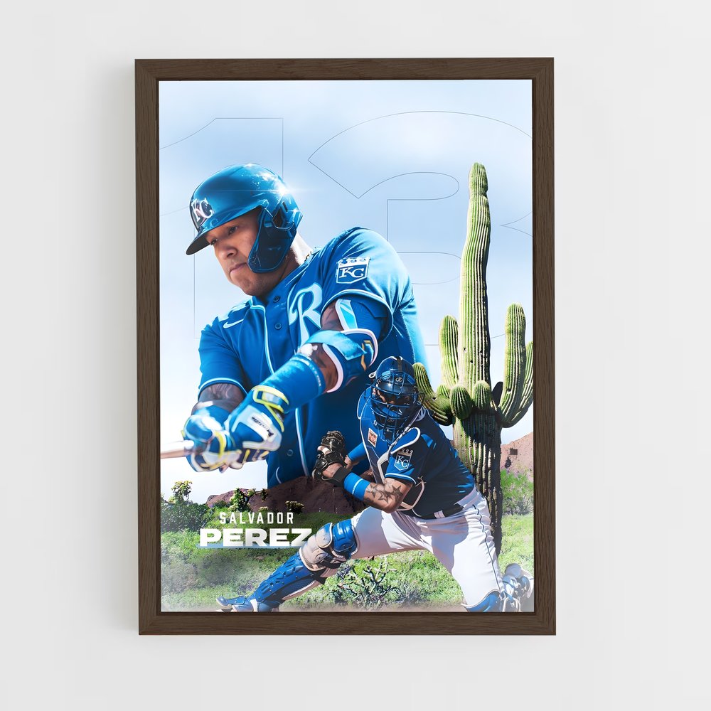 Poster Salvador swing – affiche Baseball (vue 5)